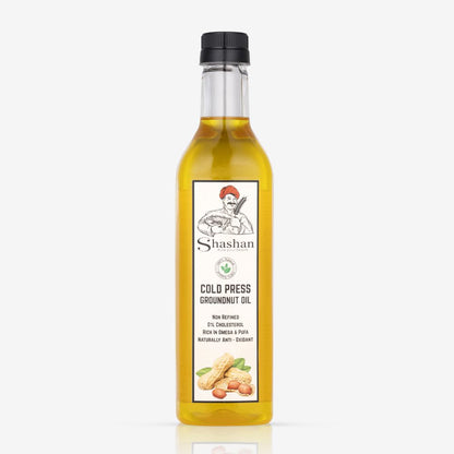 WOOD PRESSED GROUND NUT OIL