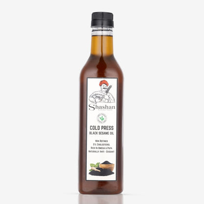 WOOD PRESSED BLACK SESAME OIL