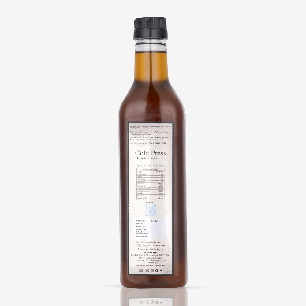 WOOD PRESSED BLACK SESAME OIL