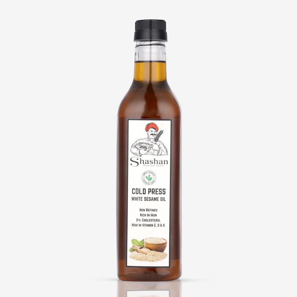 WOOD PRESSED WHITE SESAME OIL