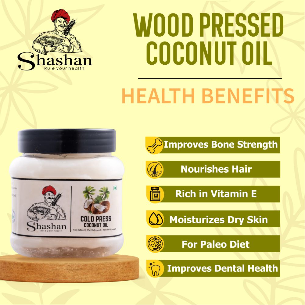 WOOD PRESSED COCONUT OIL